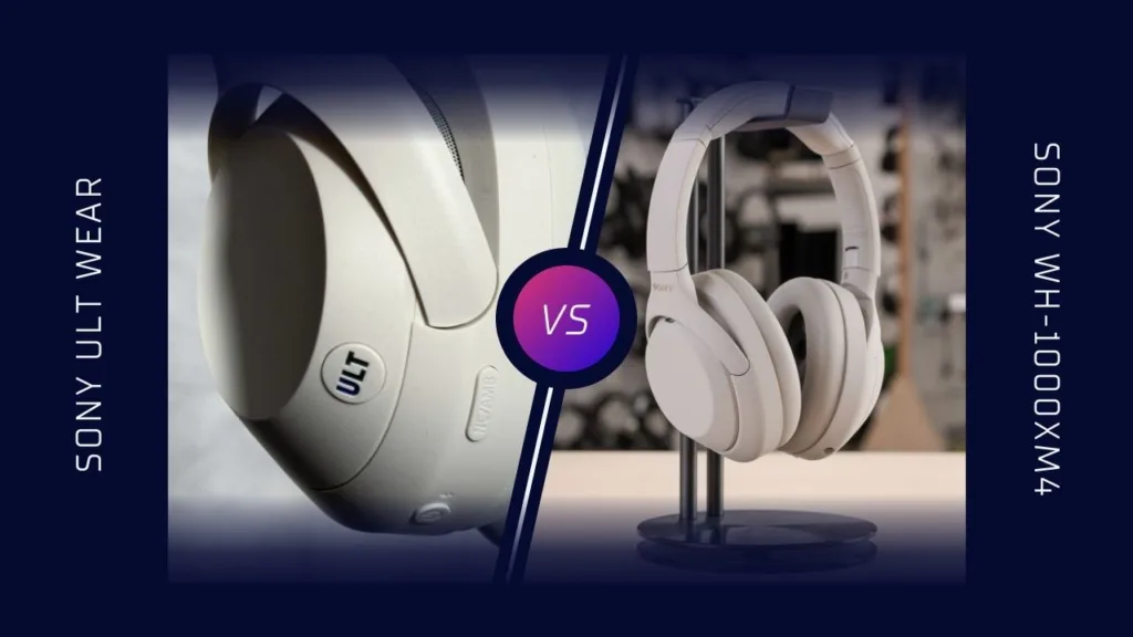 Sony ULT WEAR vs Sony WH -1000XM4